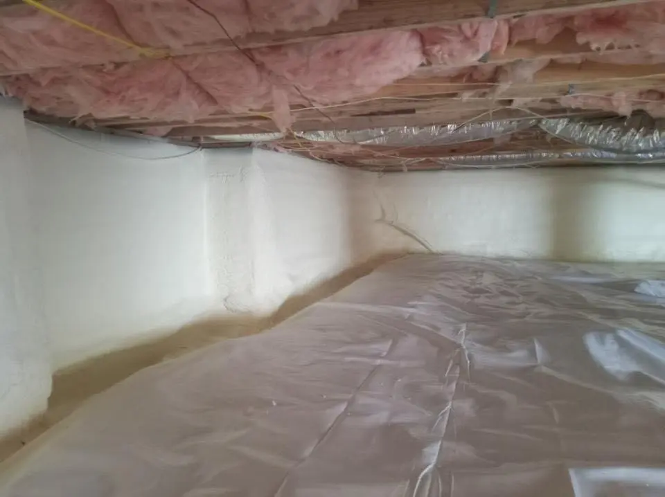Crawl space encapsulation with closed-cell spray foam for Roof Leak Repair in Mount Vista
